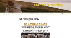 Desktop Screenshot of cornishwrestling.co.uk