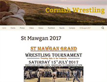 Tablet Screenshot of cornishwrestling.co.uk